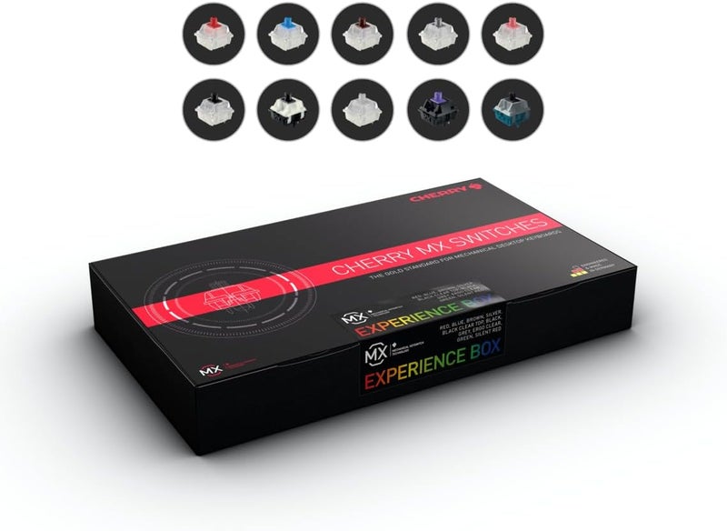 Cherry MX RGB Switch Kit | 10 Mechanical Keyboard Switches | DIY, Hot Swap or Gaming Keyboard | Experience Kit Color Samples MX2A (MX2A Color Sample) - Image 1